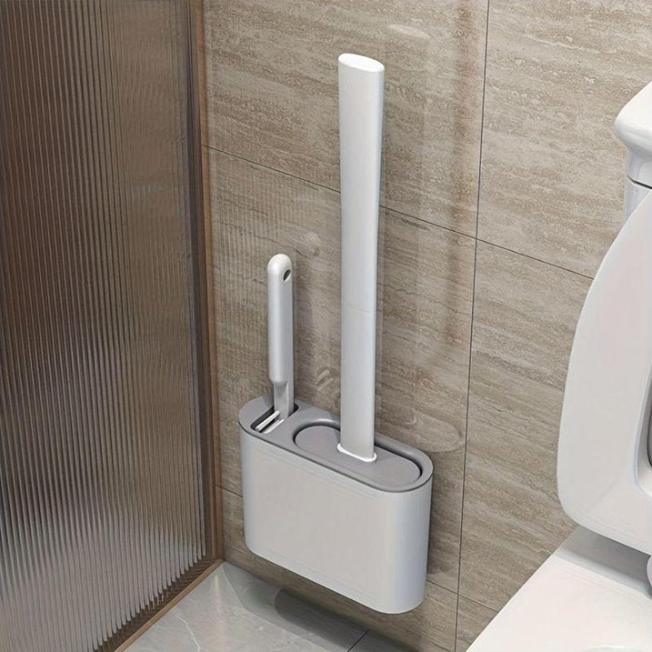 Wall-Mounted Toilet Brush: Total Effortless Clean! ✨🚽