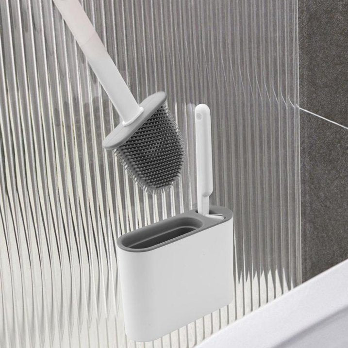 Wall-Mounted Toilet Brush: Total Effortless Clean! ✨🚽