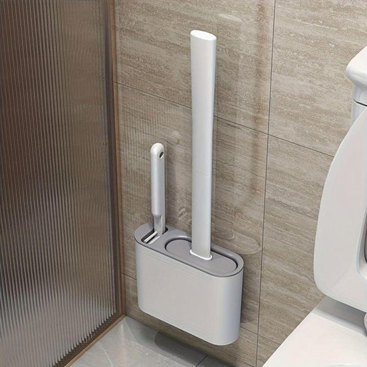 Wall-Mounted Toilet Brush: Total Effortless Clean! ✨🚽